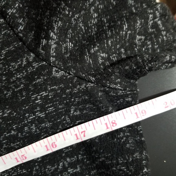 W5 charcoal bell sleeve ruffled long sleeve top S - Picture 8 of 12